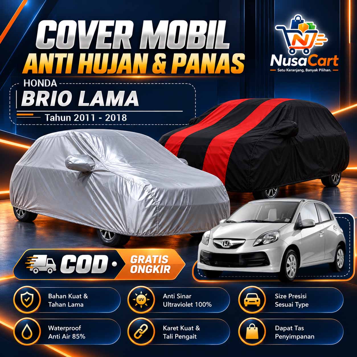 Cover Mobil Honda Brio Lama