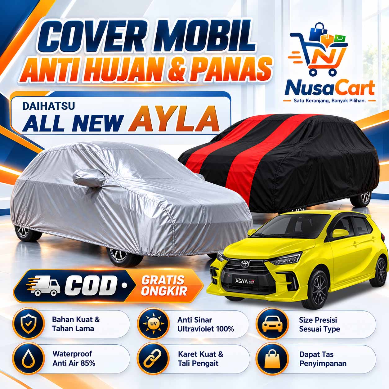 Cover Mobil Daihatsu All New Ayla